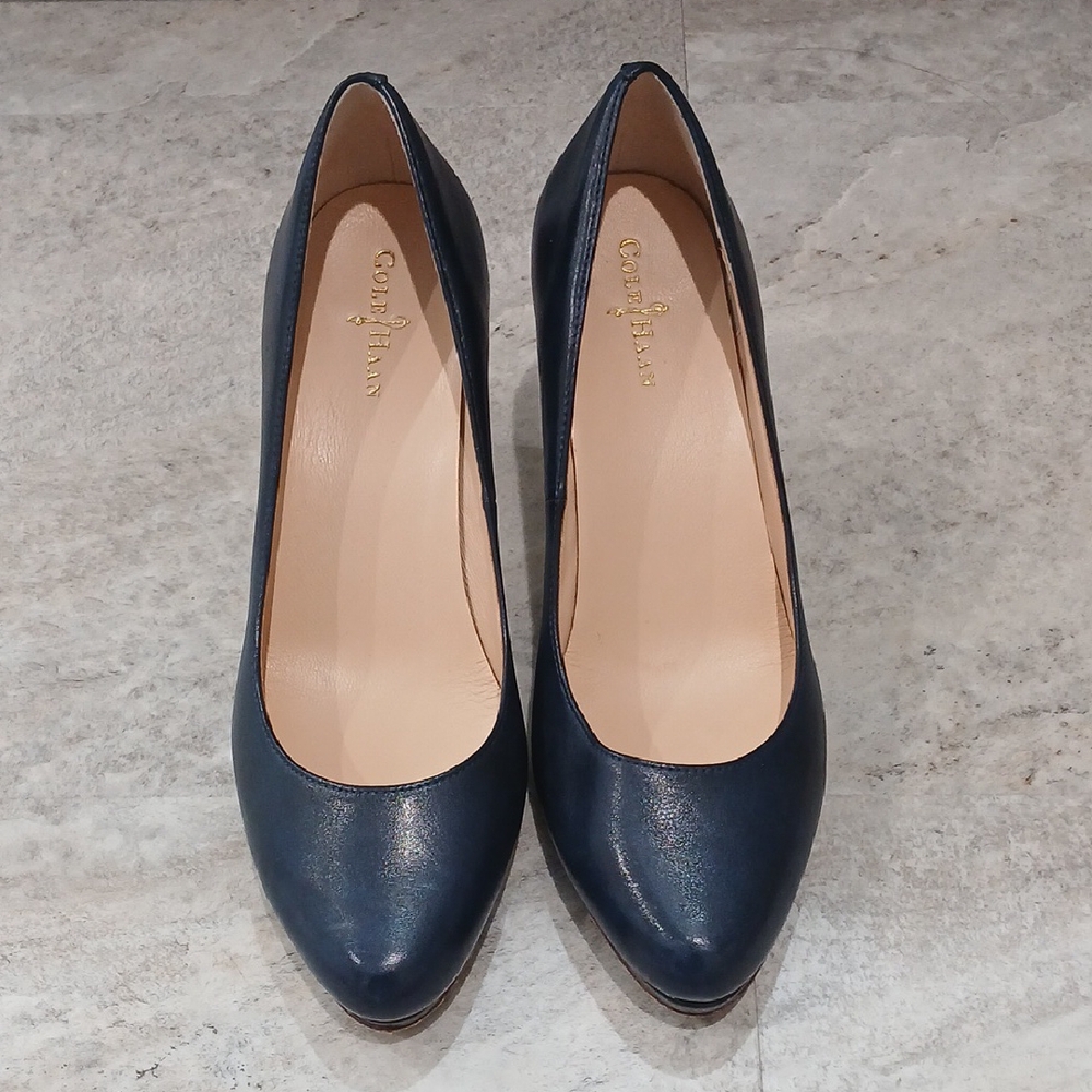 Navy Cole Haan Margot Pumps